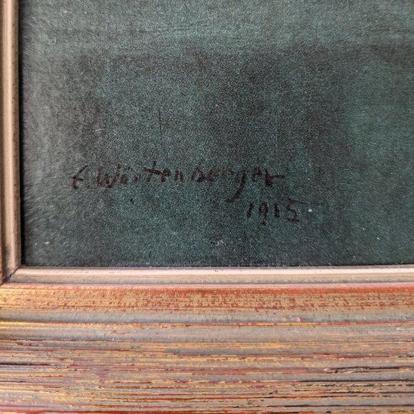 Ernst Würtenberger Knabenbildnis Portrait Of A Boy Limited Edition Framed Print - Picture 3 of 4